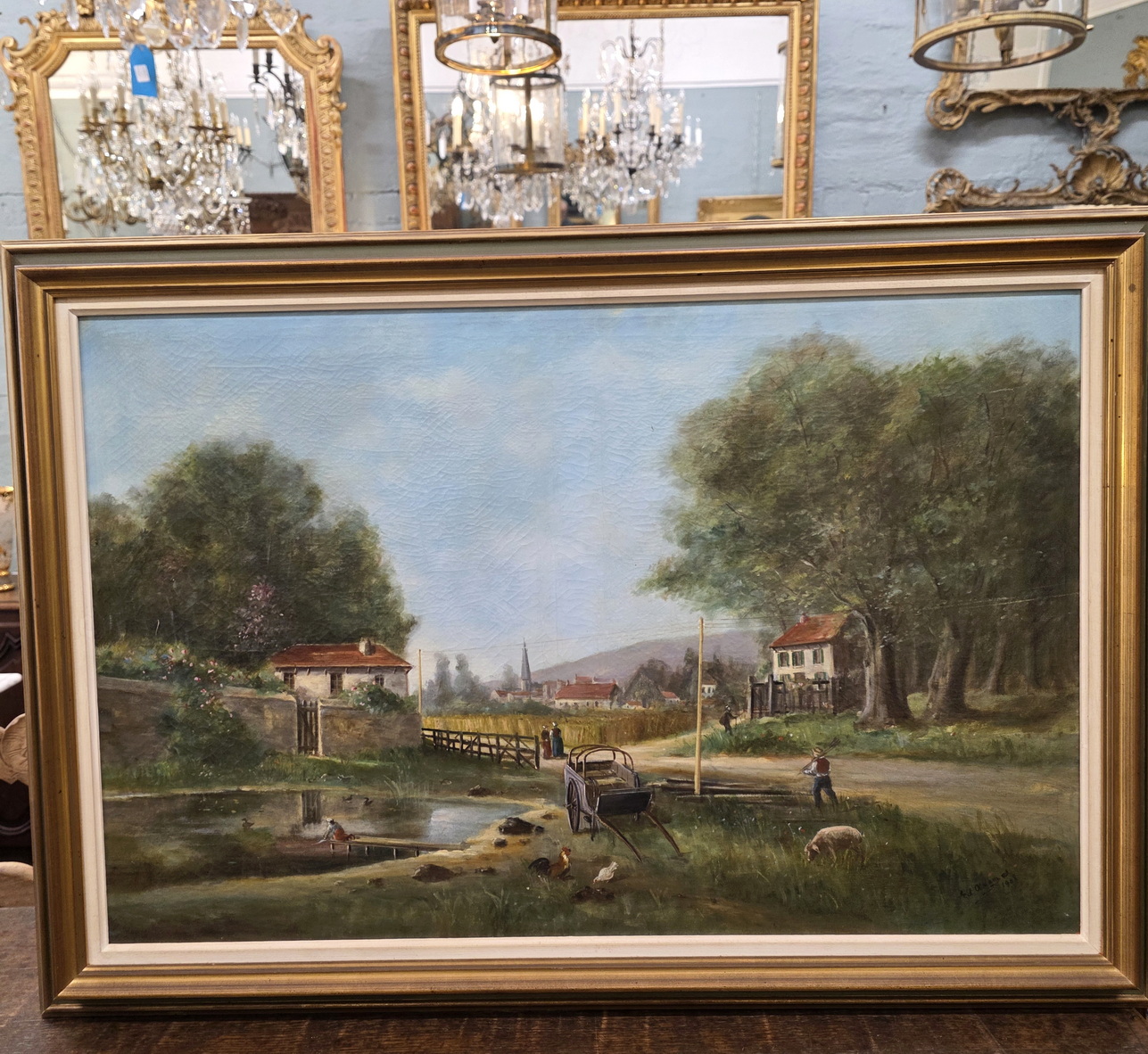 A French Farmhouse Landscape